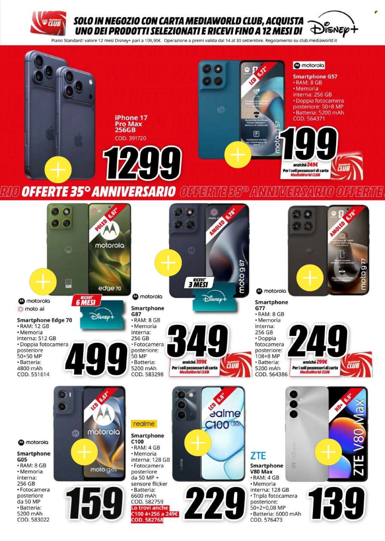Volantino MediaWorld - 14/9/2026 - 30/9/2026. Pagina 5