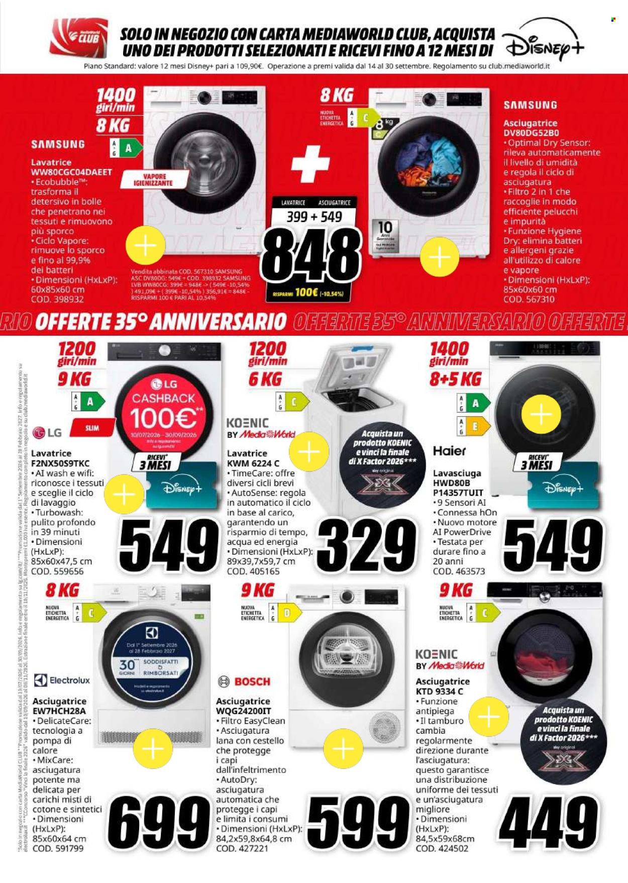 Volantino MediaWorld - 14/9/2026 - 30/9/2026. Pagina 28