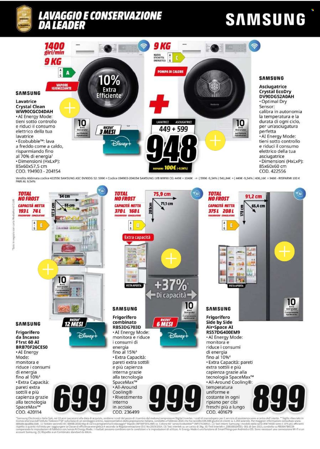 Volantino MediaWorld - 14/9/2026 - 30/9/2026. Pagina 38