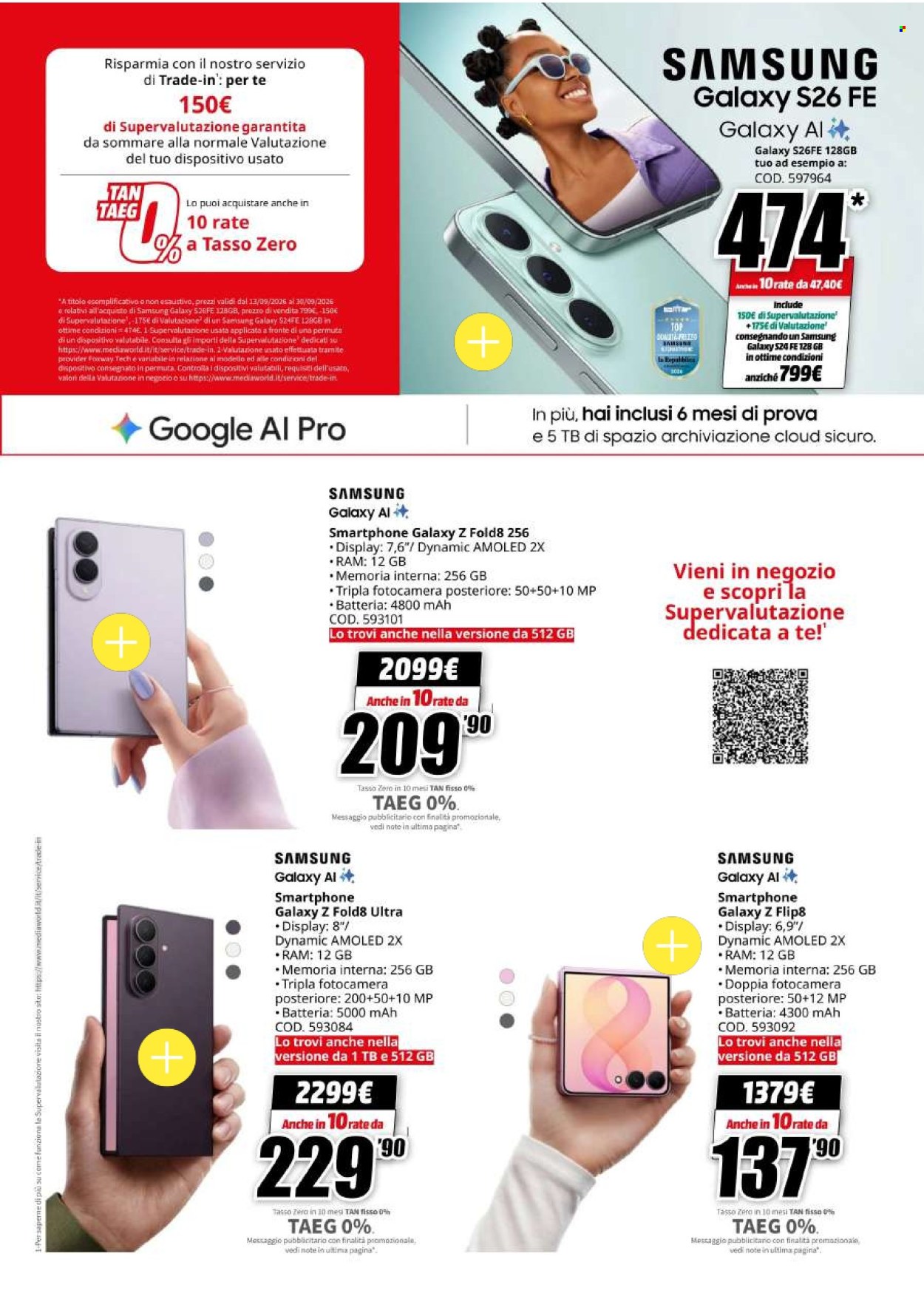 Volantino MediaWorld - 14/9/2026 - 30/9/2026. Pagina 40