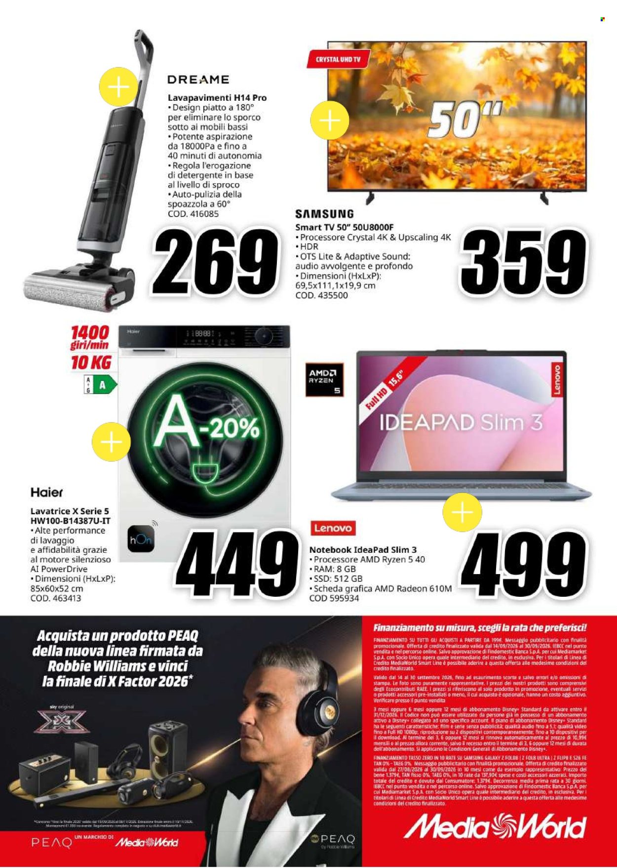 Volantino MediaWorld - 14/9/2026 - 30/9/2026. Pagina 41
