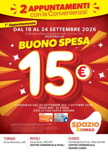 Volantino Spazio Conad - 18/9/2026 - 1/10/2026.