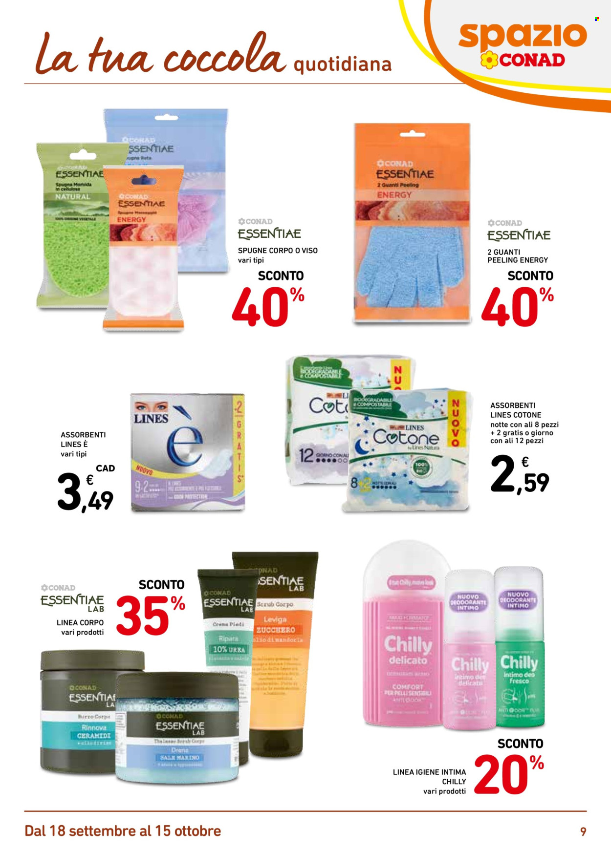 Volantino Conad - 18/9/2026 - 15/10/2026. Pagina 9