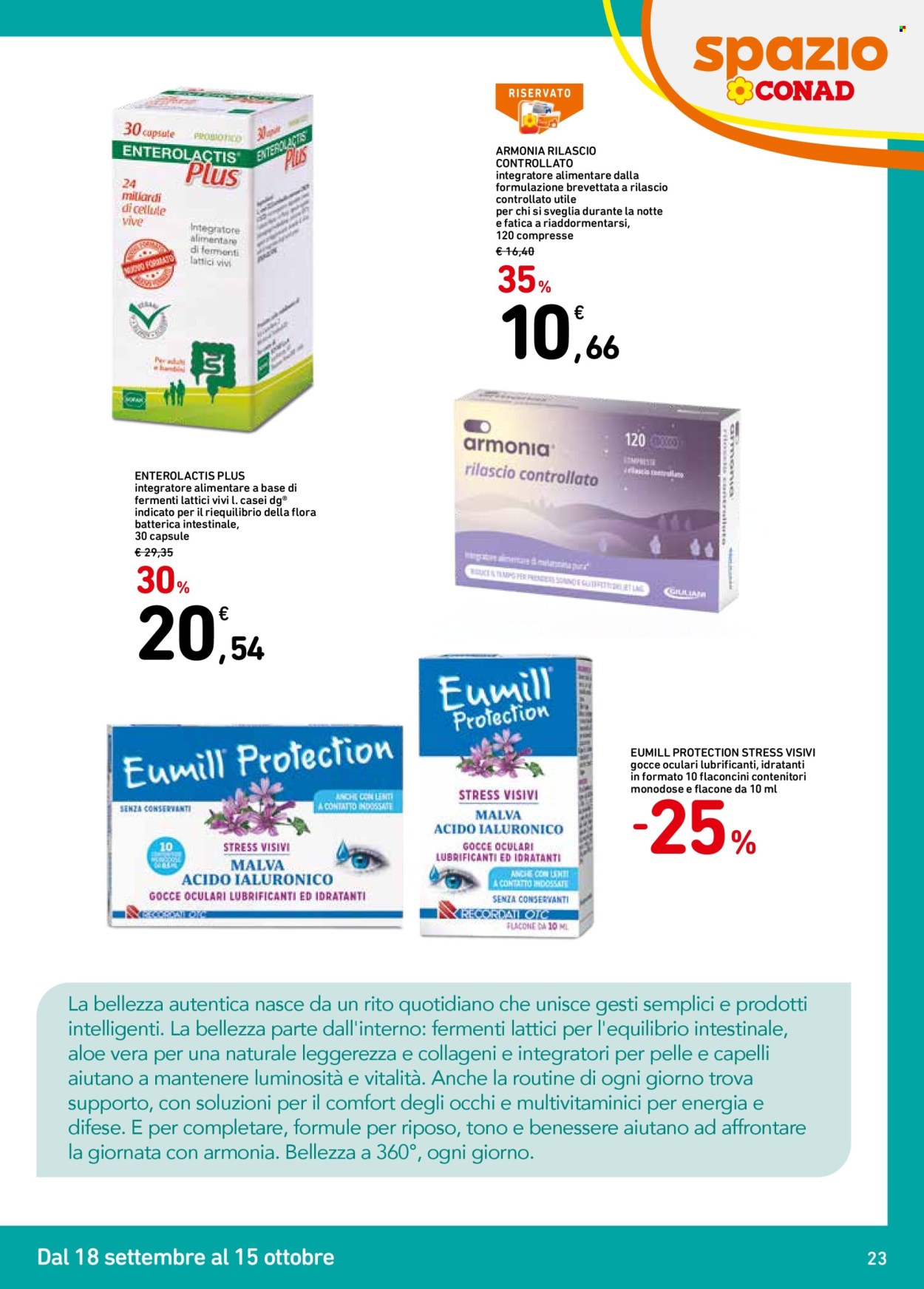Volantino Conad - 18/9/2026 - 15/10/2026. Pagina 23