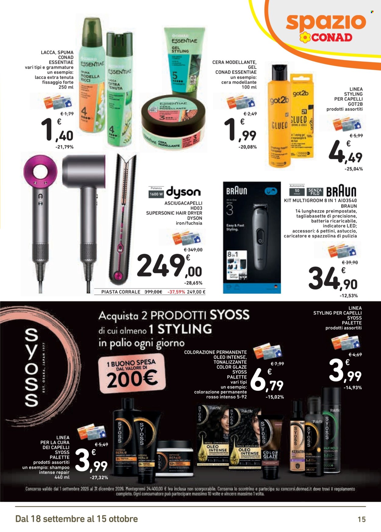Volantino Spazio Conad - 18/9/2026 - 15/10/2026. Pagina 15