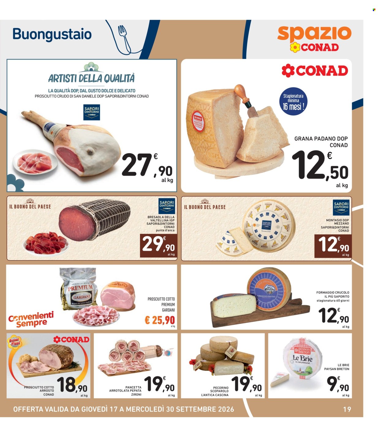 Volantino Spazio Conad - 17/9/2026 - 30/9/2026. Pagina 19