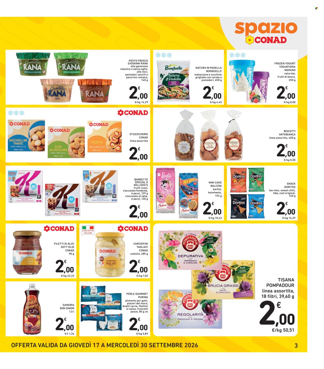Volantino Spazio Conad - 17/9/2026 - 30/9/2026. Pagina 3