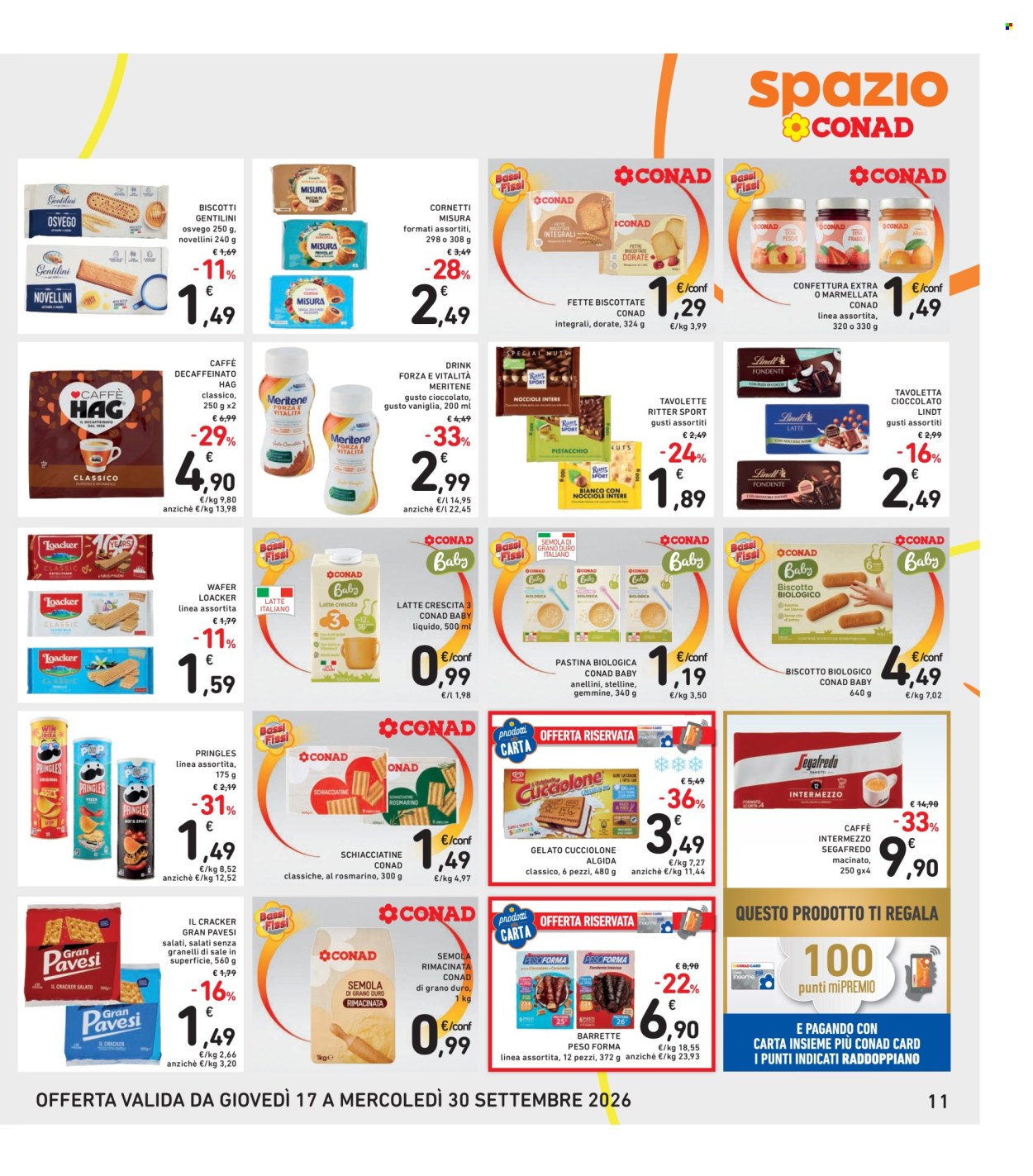 Volantino Spazio Conad - 17/9/2026 - 30/9/2026. Pagina 11