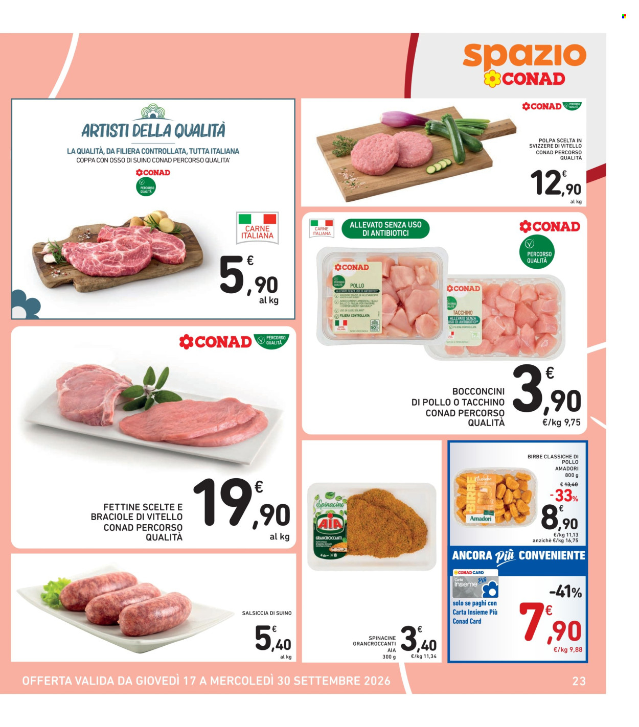 Volantino Spazio Conad - 17/9/2026 - 30/9/2026. Pagina 23