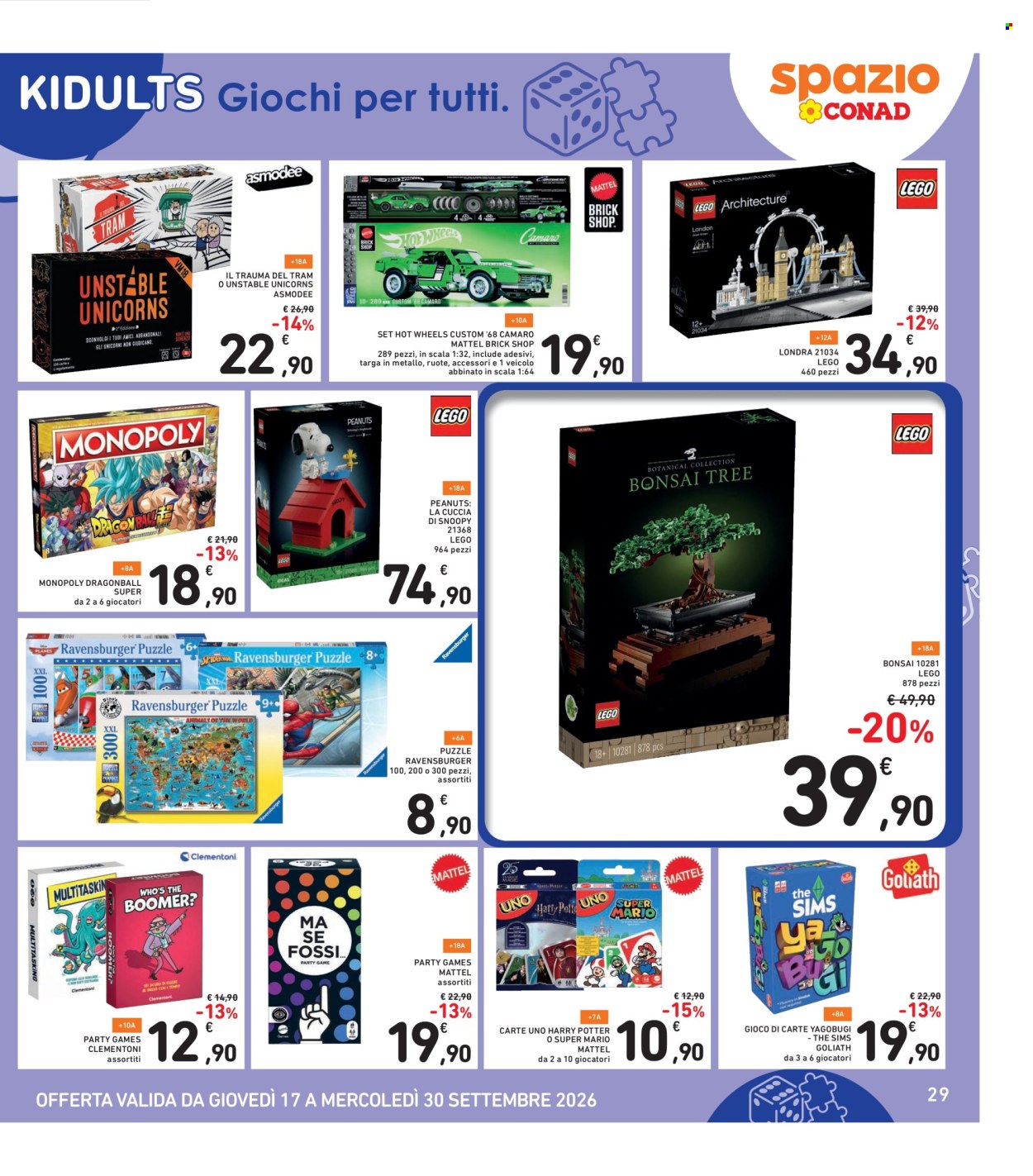 Volantino Spazio Conad - 17/9/2026 - 30/9/2026. Pagina 29
