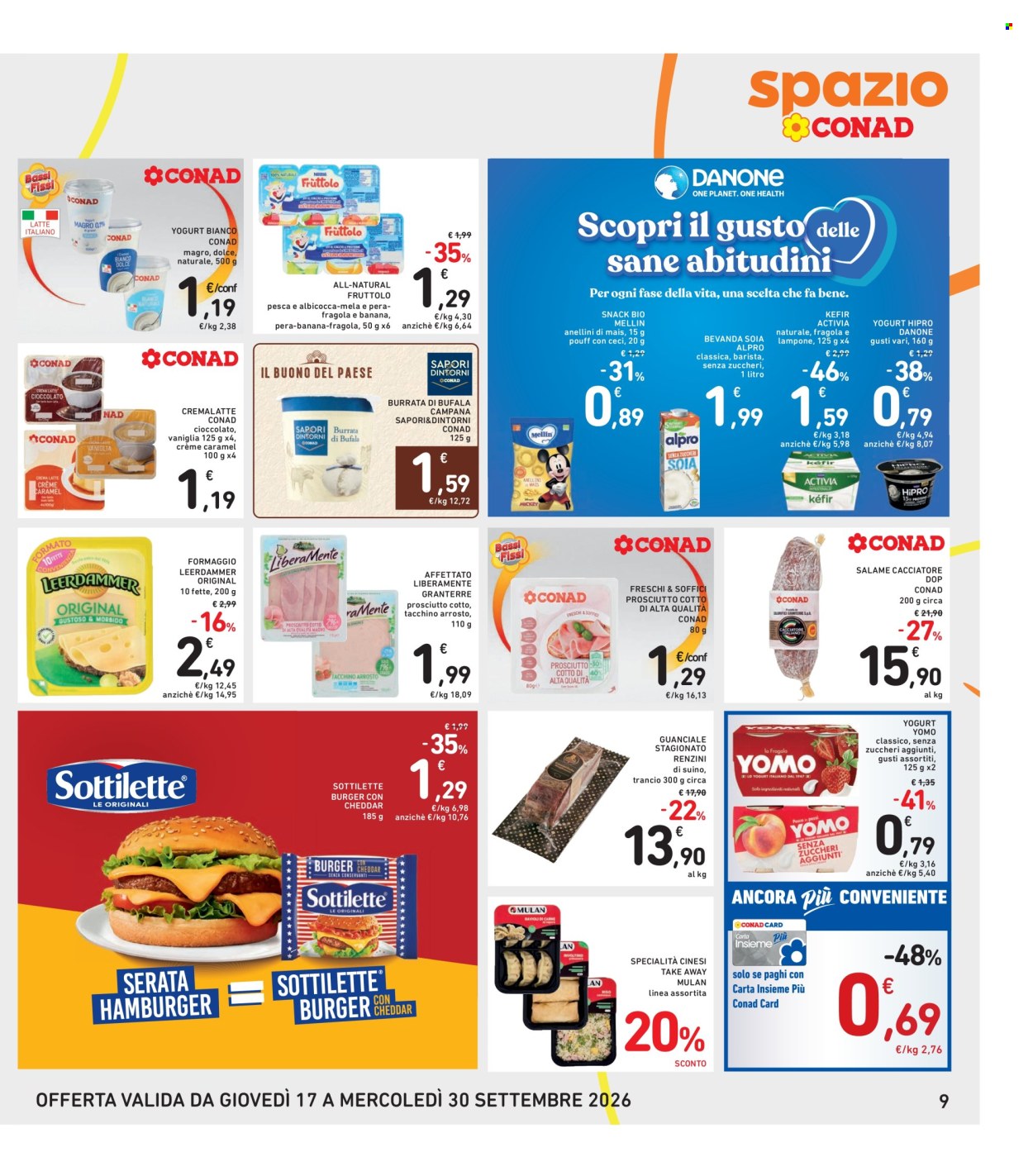 Volantino Spazio Conad - 17/9/2026 - 30/9/2026. Pagina 9