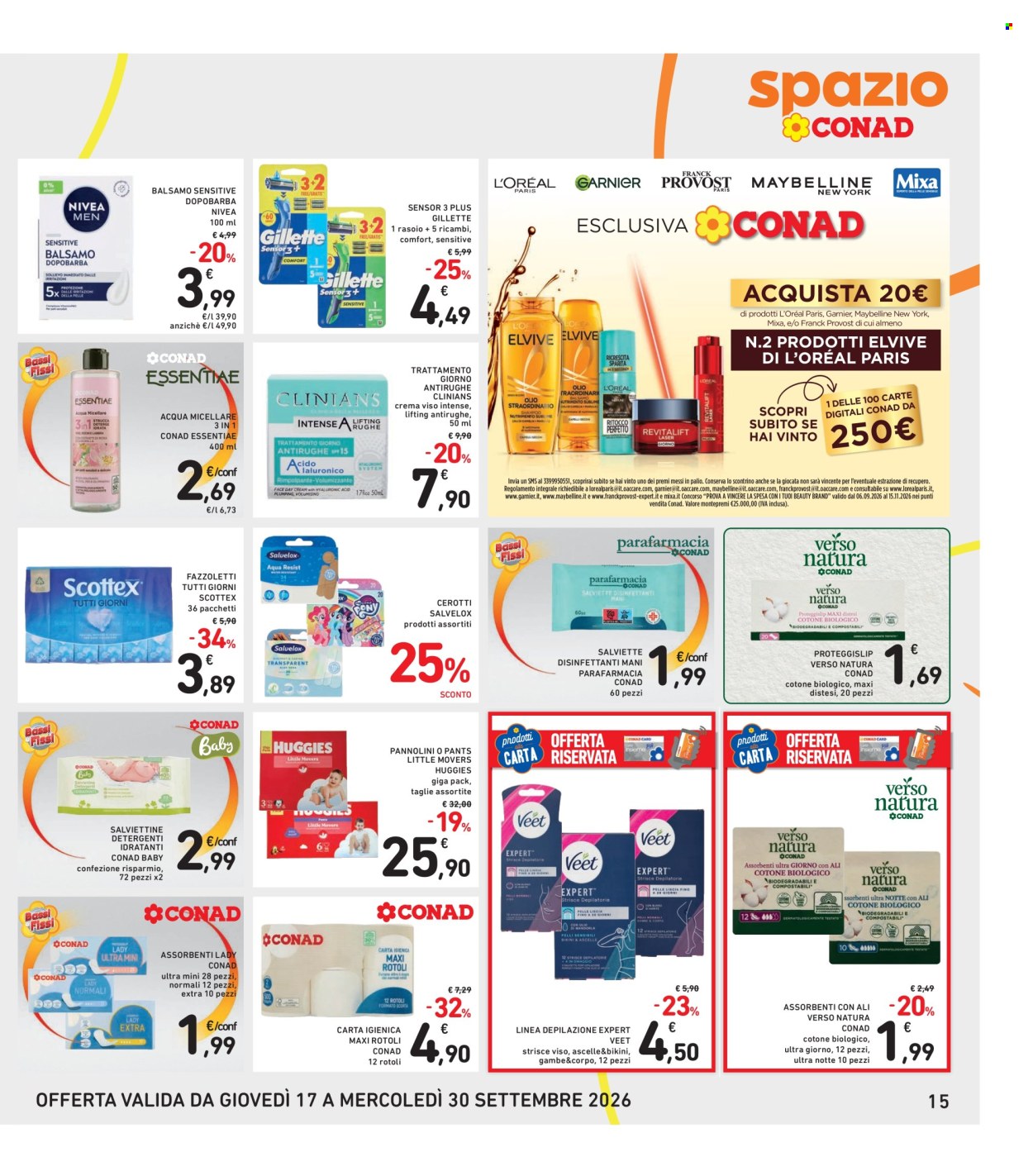 Volantino Spazio Conad - 17/9/2026 - 30/9/2026. Pagina 15
