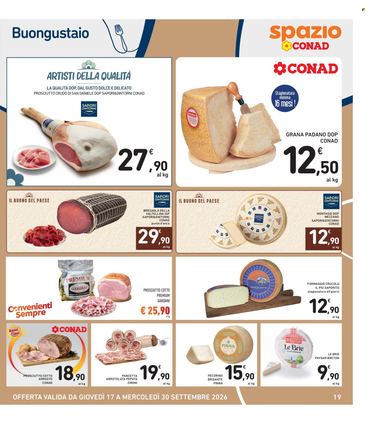 Volantino Spazio Conad - 17/9/2026 - 30/9/2026. Pagina 19