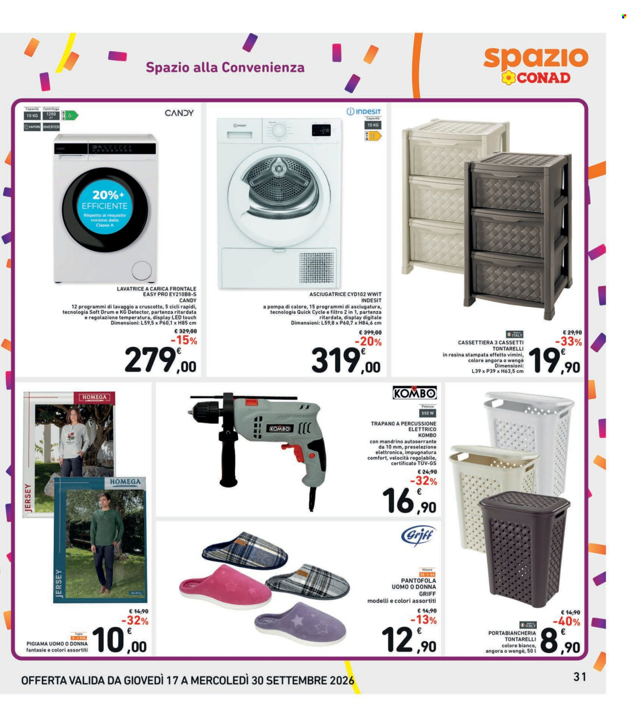 Volantino Spazio Conad - 17/9/2026 - 30/9/2026. Pagina 31