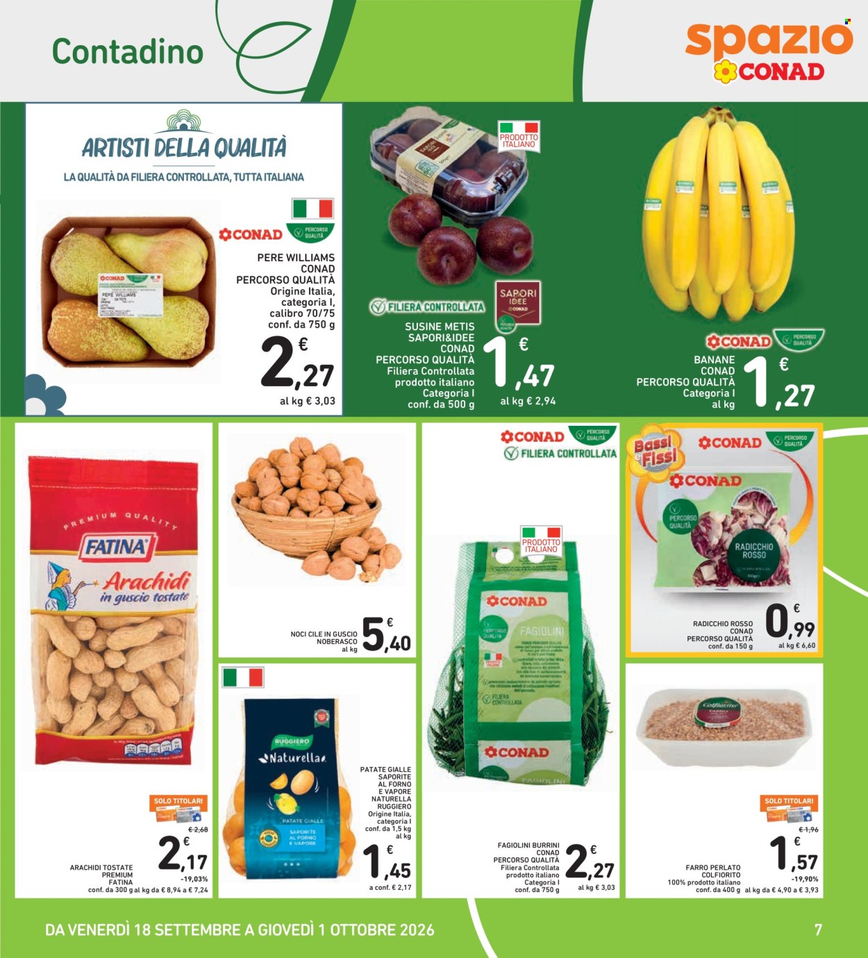 Volantino Spazio Conad - 18/9/2026 - 1/10/2026. Pagina 7