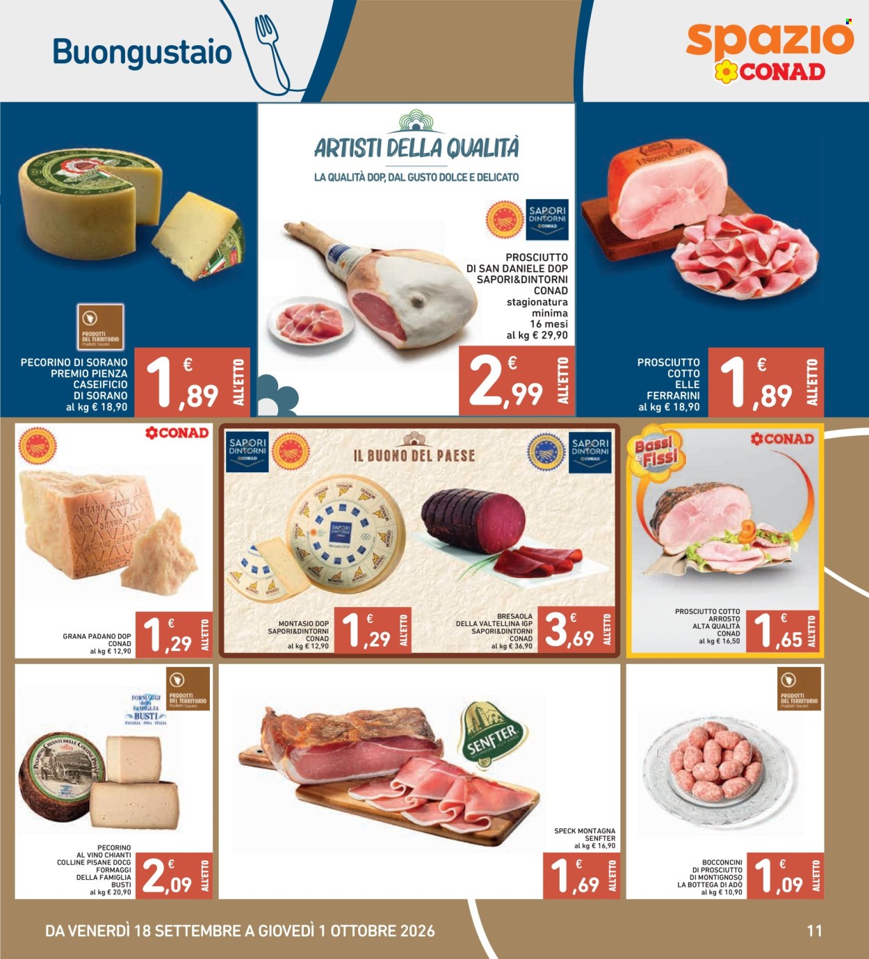 Volantino Spazio Conad - 18/9/2026 - 1/10/2026. Pagina 11