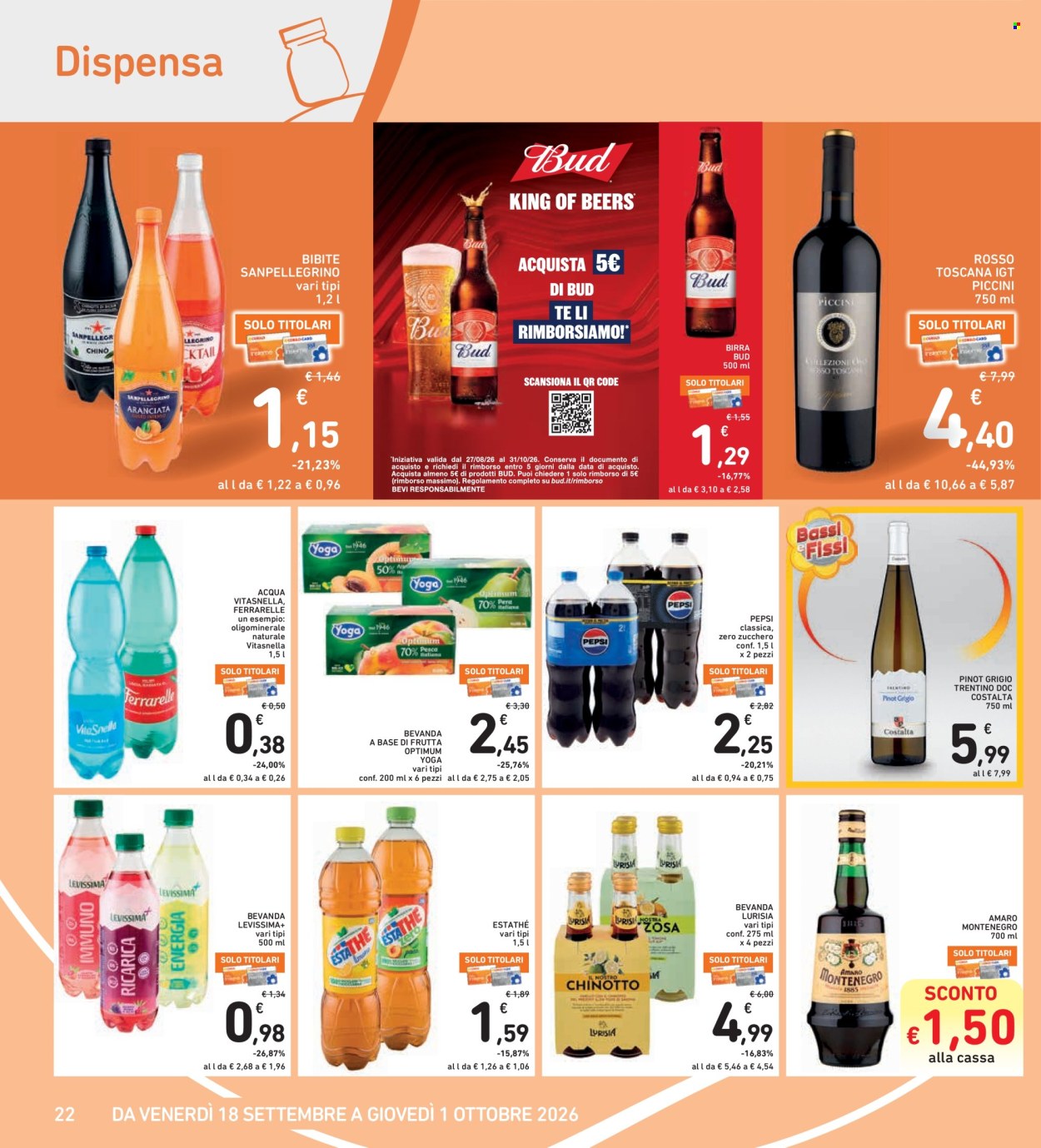 Volantino Spazio Conad - 18/9/2026 - 1/10/2026. Pagina 22