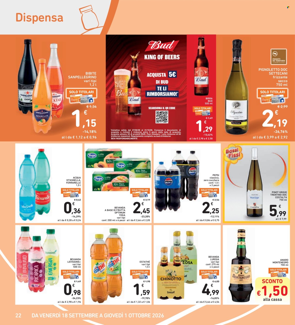 Volantino Spazio Conad - 18/9/2026 - 1/10/2026. Pagina 22
