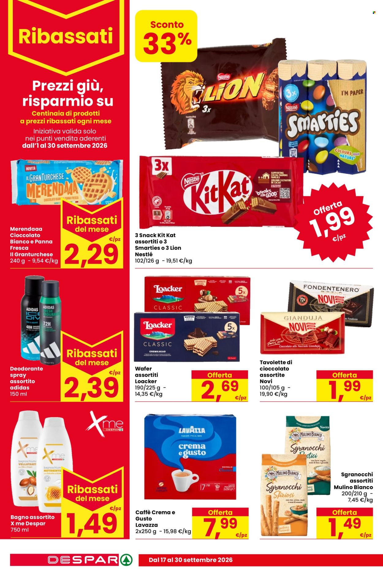 Volantino Despar - 17/9/2026 - 30/9/2026. Pagina 16