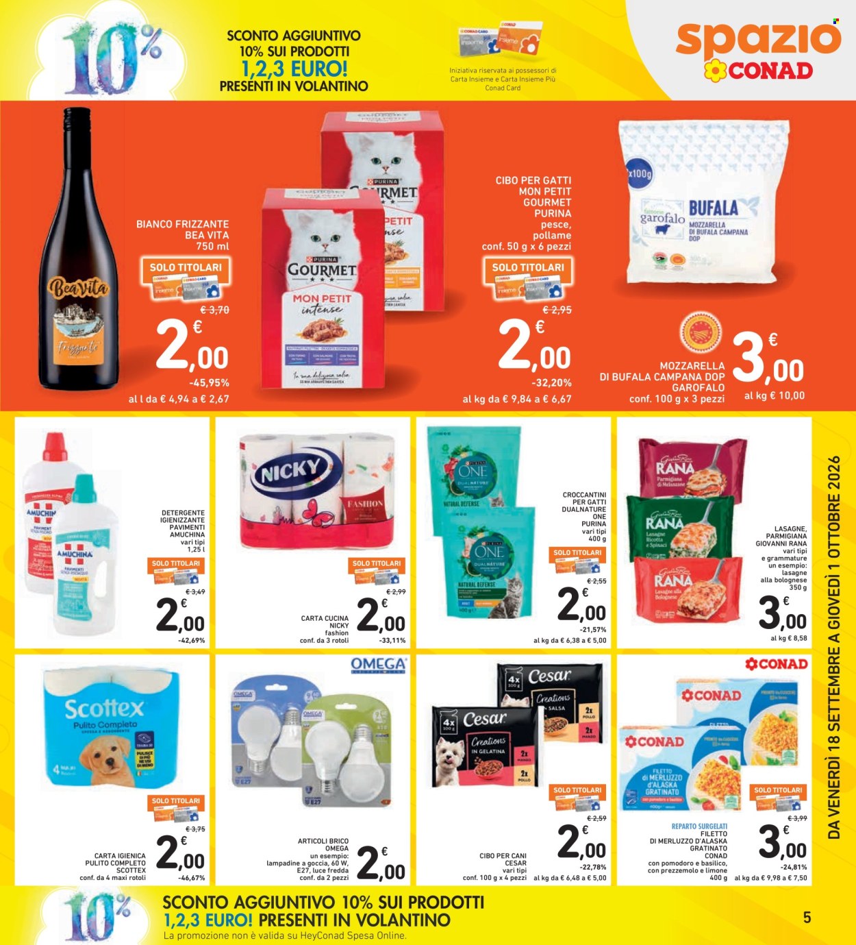 Volantino Spazio Conad - 18/9/2026 - 1/10/2026. Pagina 5