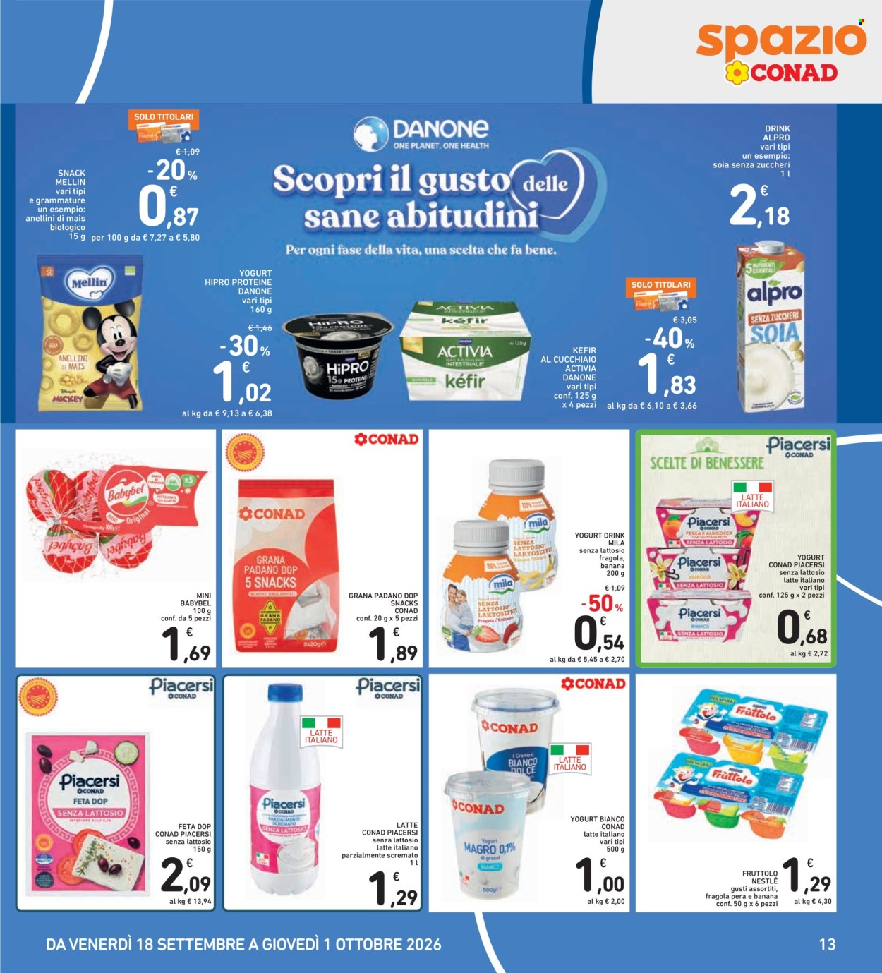 Volantino Spazio Conad - 18/9/2026 - 1/10/2026. Pagina 13