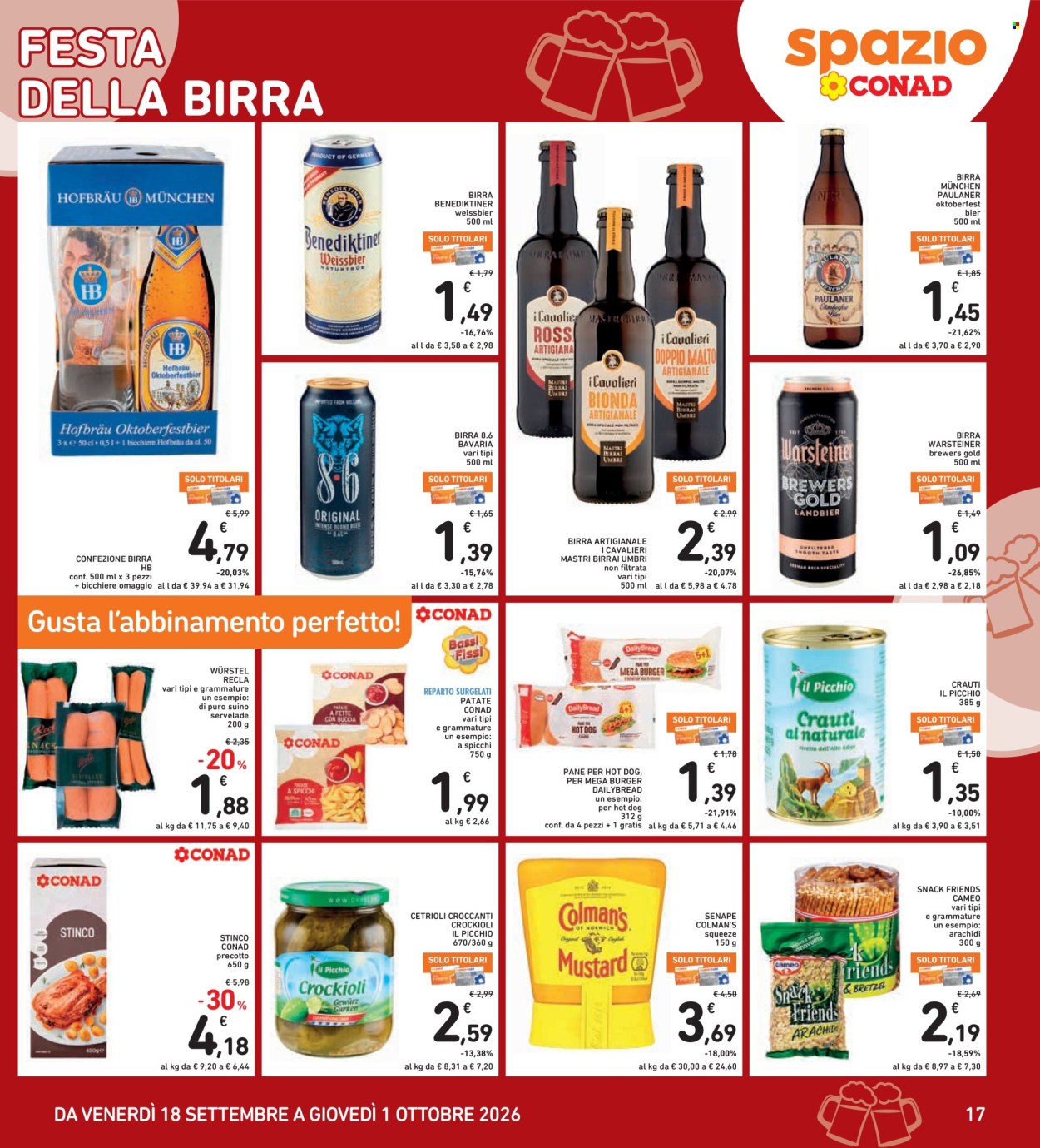 Volantino Spazio Conad - 18/9/2026 - 1/10/2026. Pagina 17
