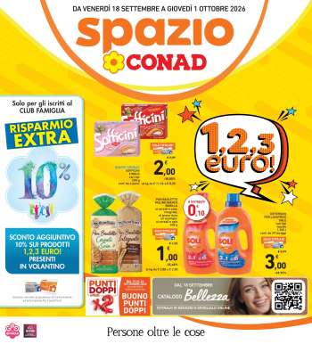 Volantino Spazio Conad - 18/9/2026 - 1/10/2026.