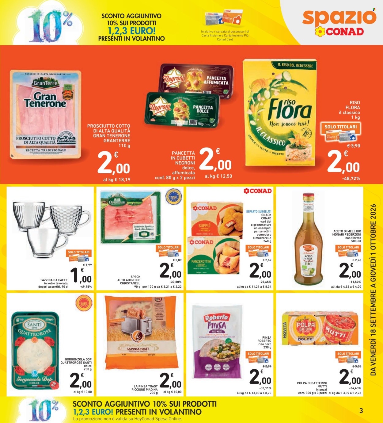 Volantino Spazio Conad - 18/9/2026 - 1/10/2026. Pagina 3