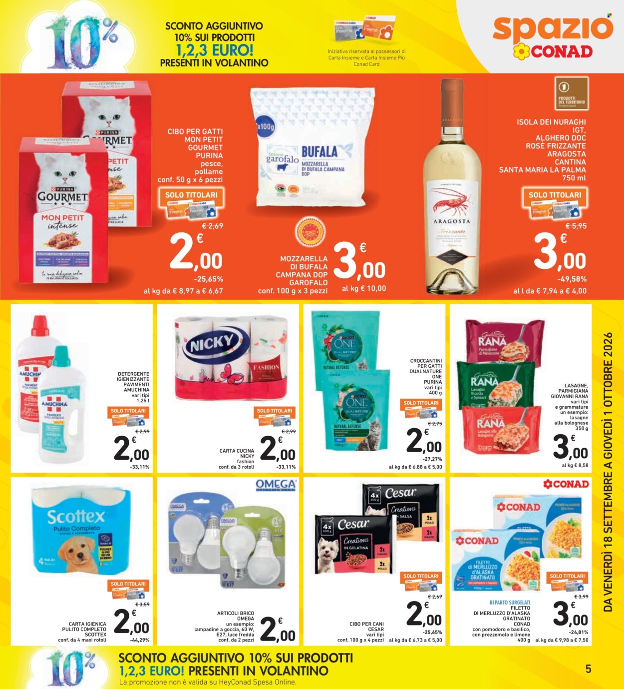 Volantino Spazio Conad - 18/9/2026 - 1/10/2026. Pagina 5