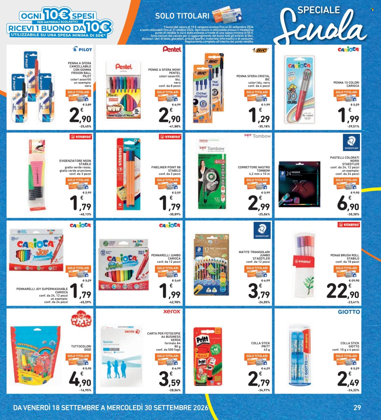 Volantino Spazio Conad - 18/9/2026 - 1/10/2026. Pagina 29