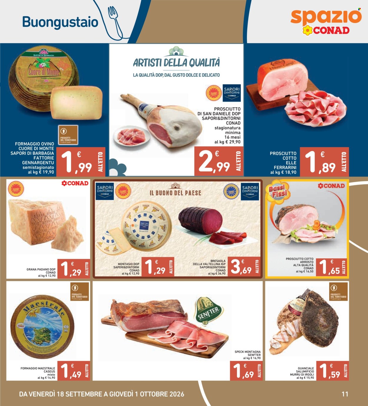 Volantino Spazio Conad - 18/9/2026 - 1/10/2026. Pagina 11
