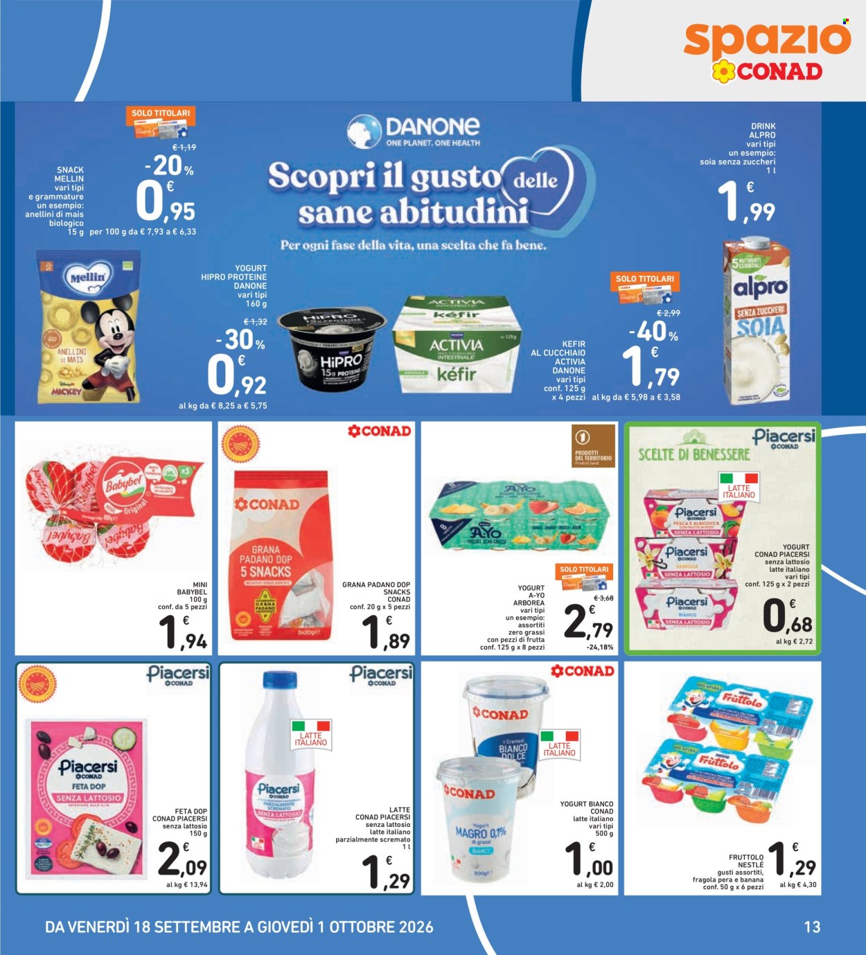Volantino Spazio Conad - 18/9/2026 - 1/10/2026. Pagina 13