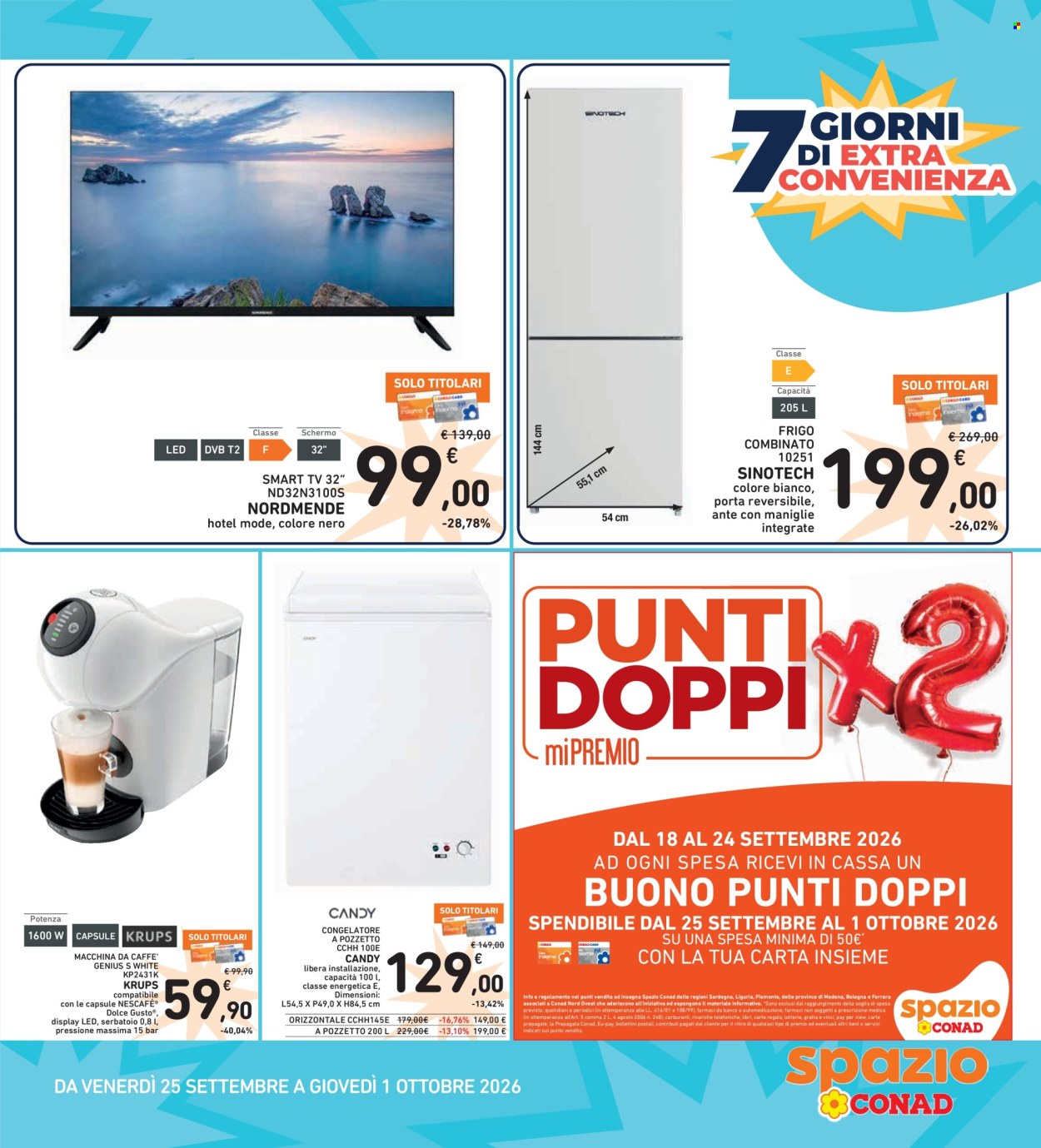 Volantino Spazio Conad - 18/9/2026 - 1/10/2026. Pagina 39