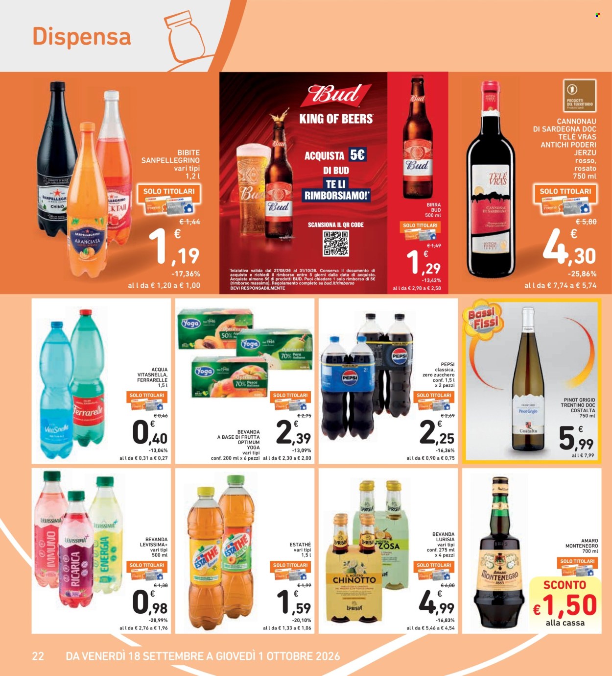 Volantino Spazio Conad - 18/9/2026 - 1/10/2026. Pagina 22