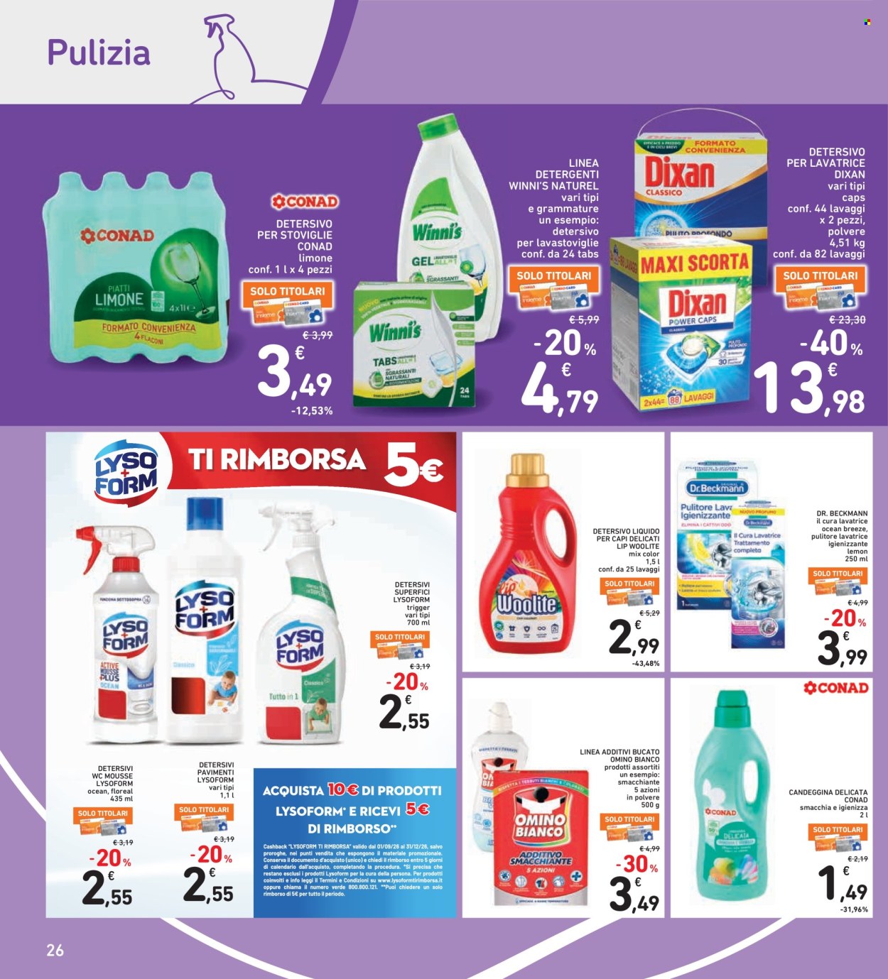 Volantino Spazio Conad - 18/9/2026 - 1/10/2026. Pagina 26