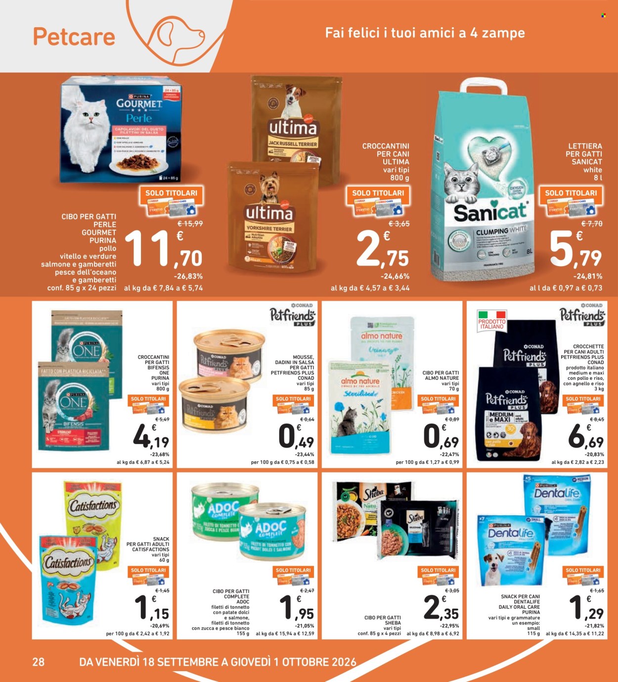 Volantino Spazio Conad - 18/9/2026 - 1/10/2026. Pagina 28