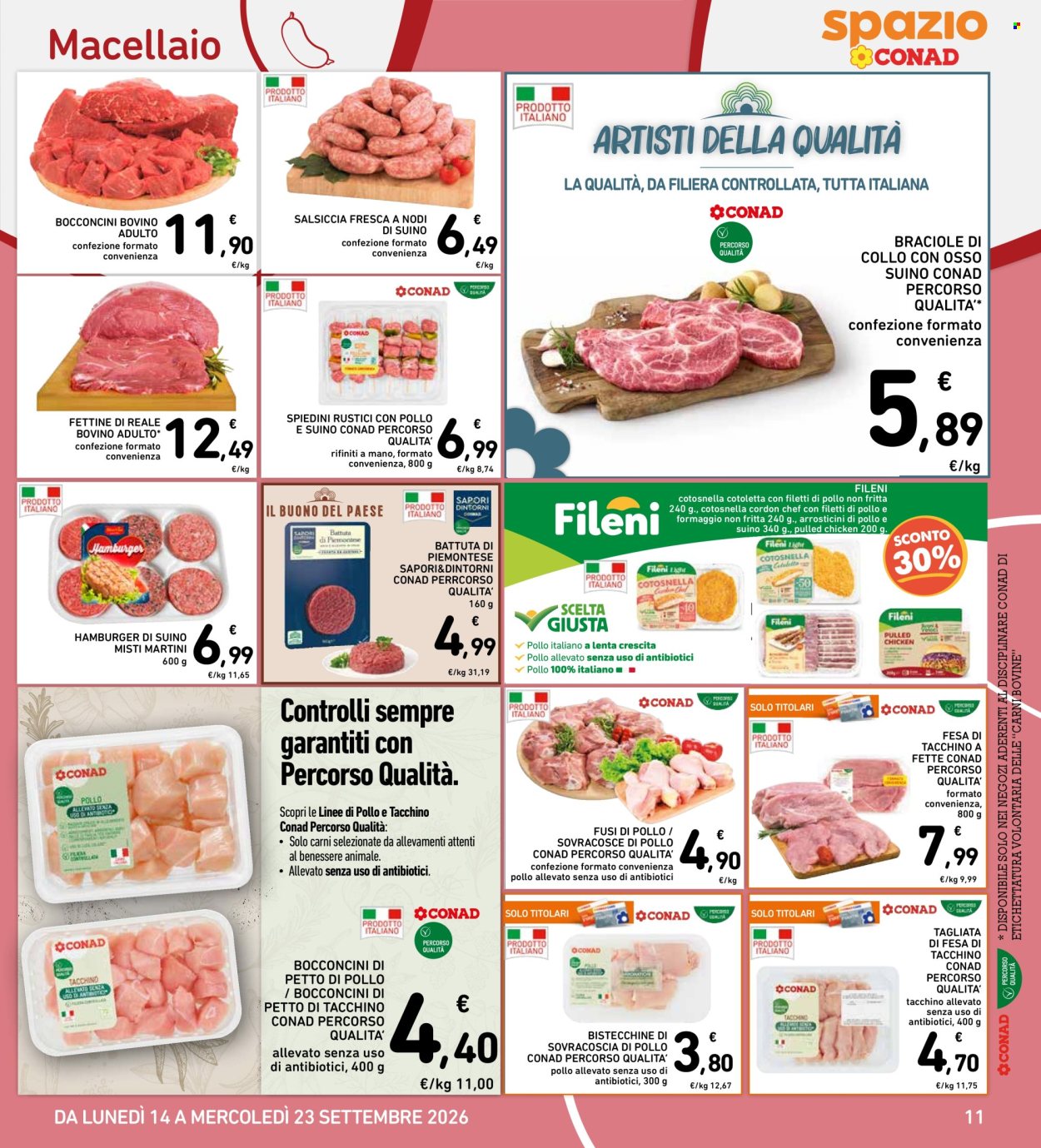 Volantino Spazio Conad - 14/9/2026 - 23/9/2026. Pagina 11