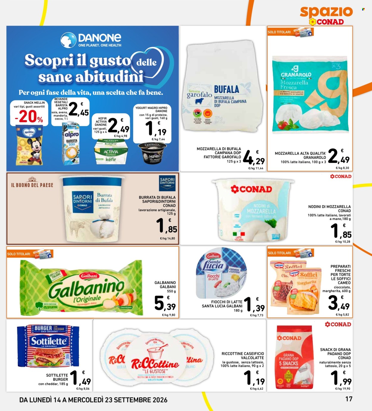 Volantino Spazio Conad - 14/9/2026 - 23/9/2026. Pagina 17