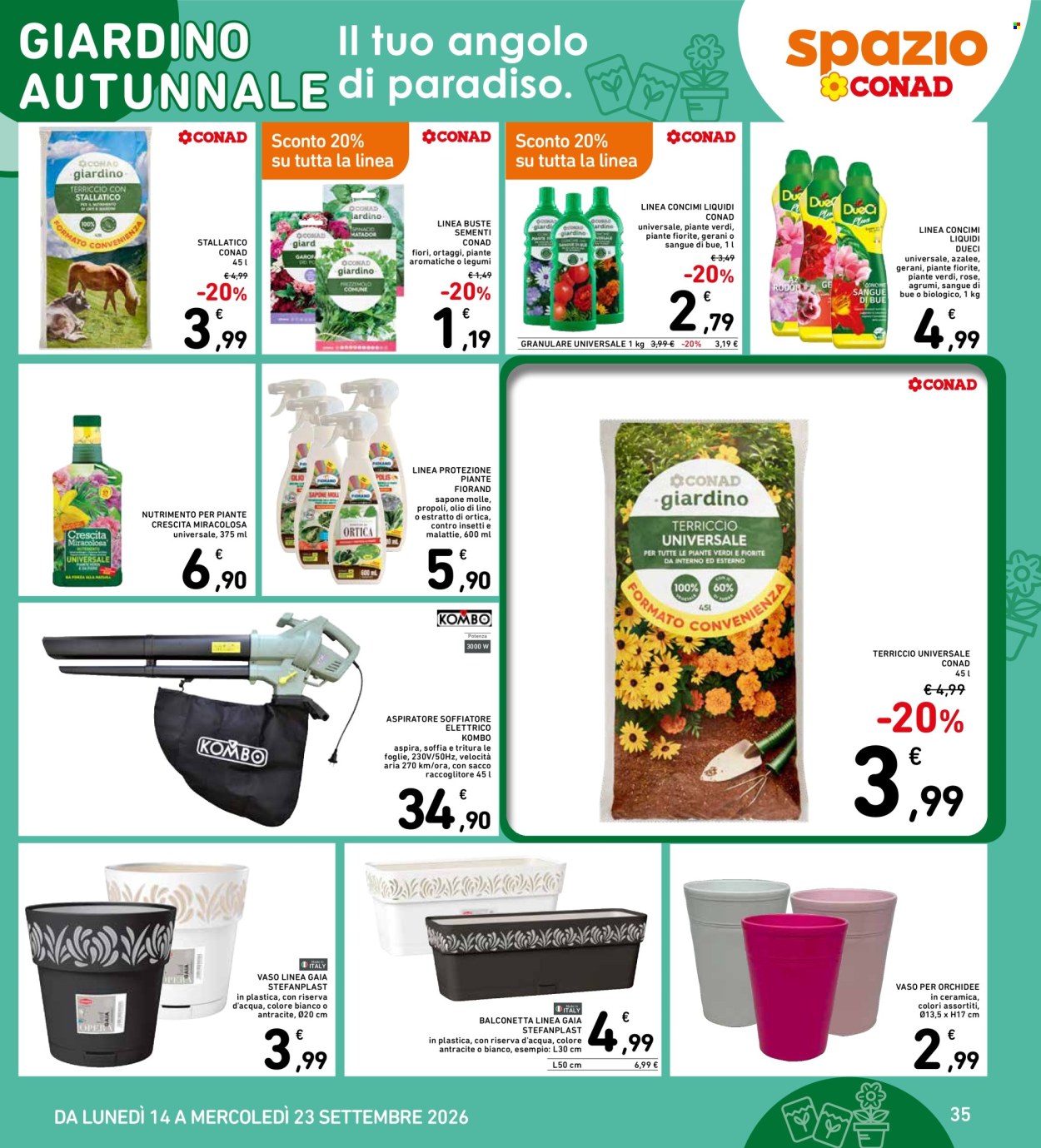 Volantino Spazio Conad - 14/9/2026 - 23/9/2026. Pagina 35