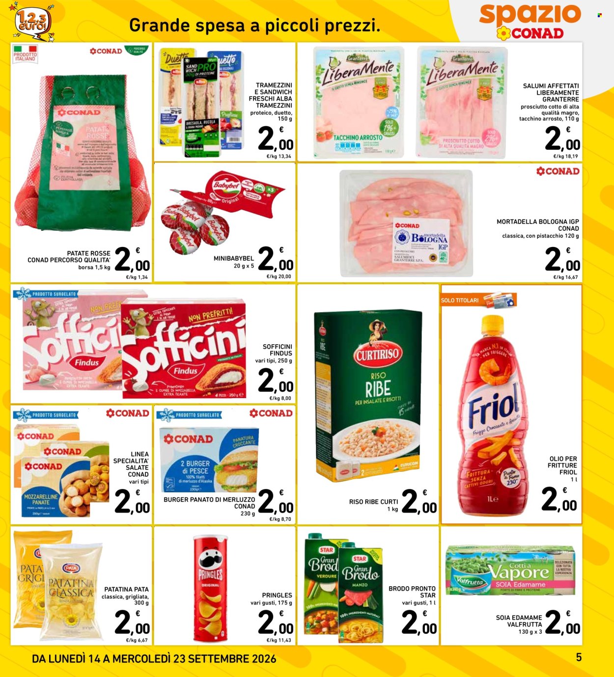 Volantino Spazio Conad - 14/9/2026 - 23/9/2026. Pagina 5