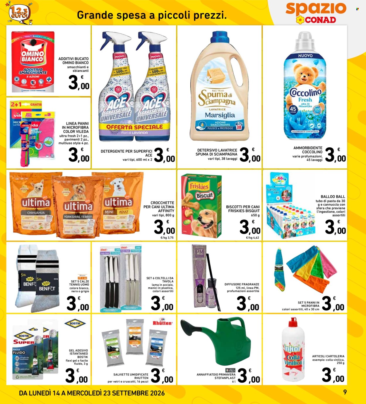 Volantino Spazio Conad - 14/9/2026 - 23/9/2026. Pagina 9