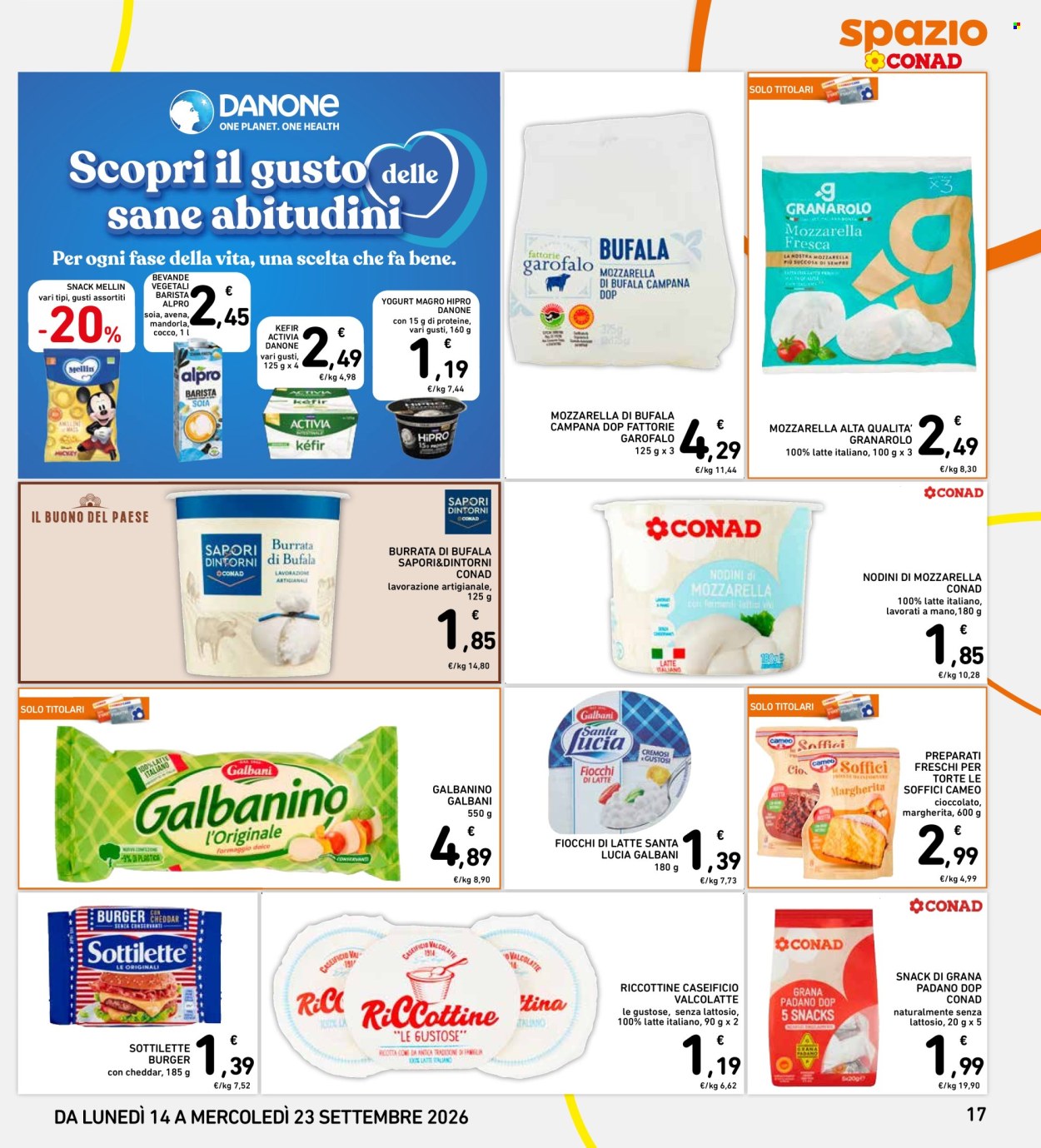 Volantino Spazio Conad - 14/9/2026 - 23/9/2026. Pagina 17
