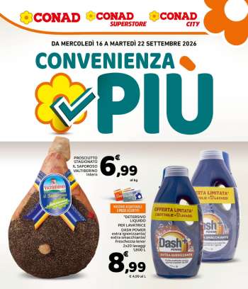Volantino Conad - 16/9/2026 - 22/9/2026.