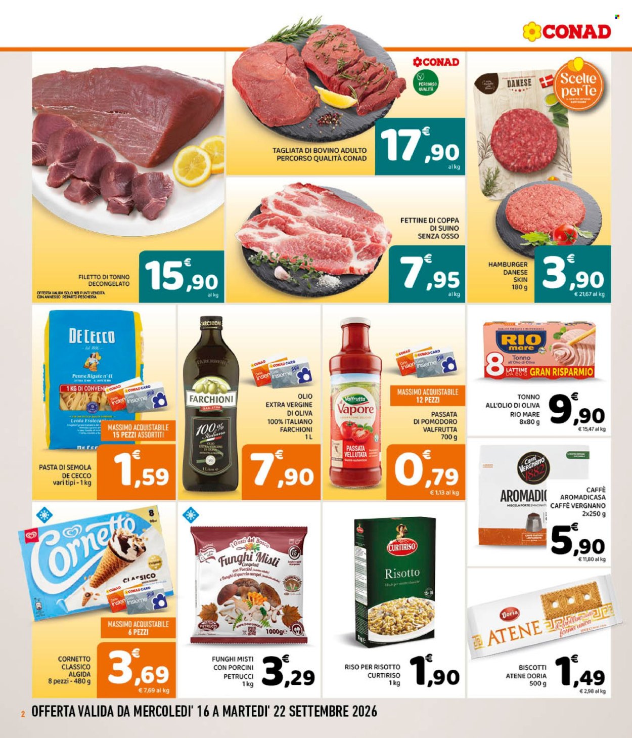 Volantino Conad - 16/9/2026 - 22/9/2026. Pagina 2