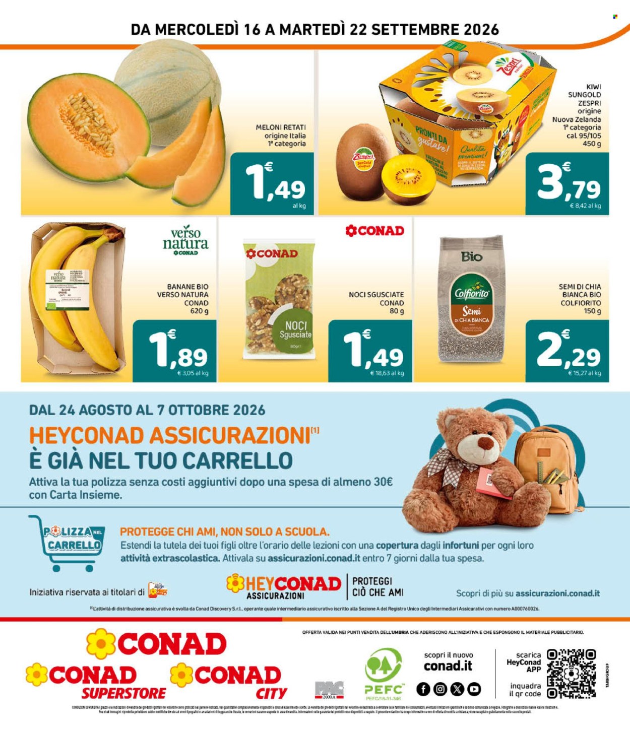 Volantino Conad - 16/9/2026 - 22/9/2026. Pagina 8