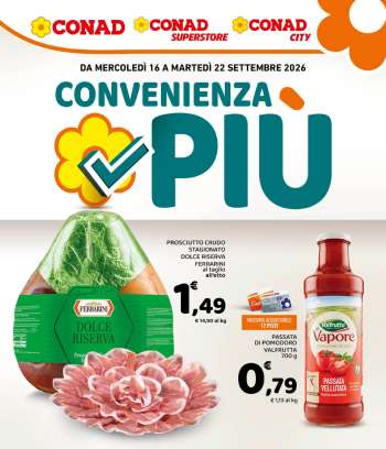 Volantino Conad - 16/9/2026 - 22/9/2026.