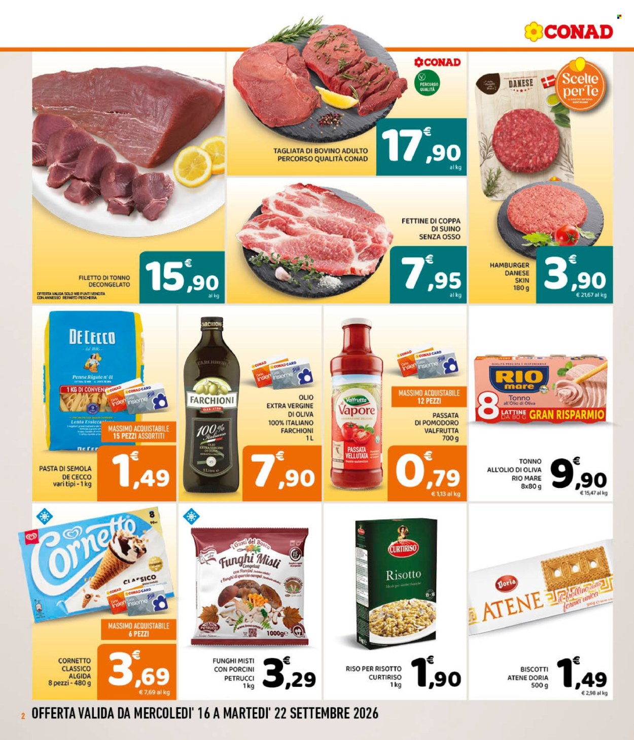 Volantino Conad - 16/9/2026 - 22/9/2026. Pagina 2