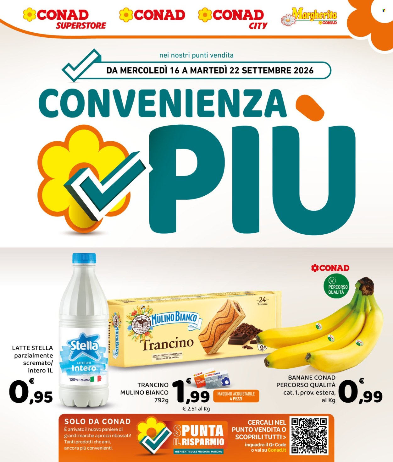 Volantino Conad - 16/9/2026 - 22/9/2026. Pagina 1