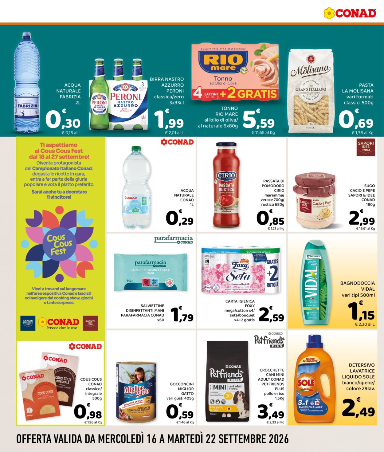 Volantino Conad - 16/9/2026 - 22/9/2026. Pagina 4