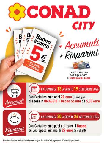 Volantino Conad - 13/9/2026 - 19/9/2026.